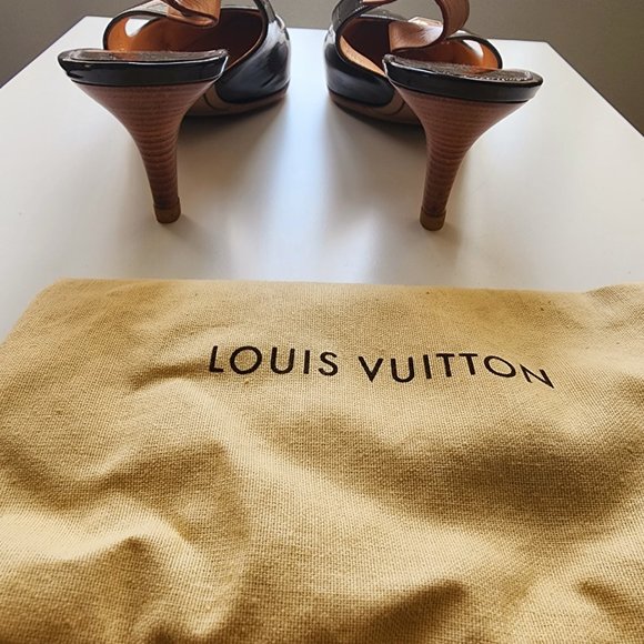 LOUIS VUITTON - AUTHENTIC SOULIERS SLINGBACK SHOES - Picture 6 of 12
